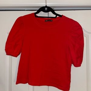 Zara puff sleeve top